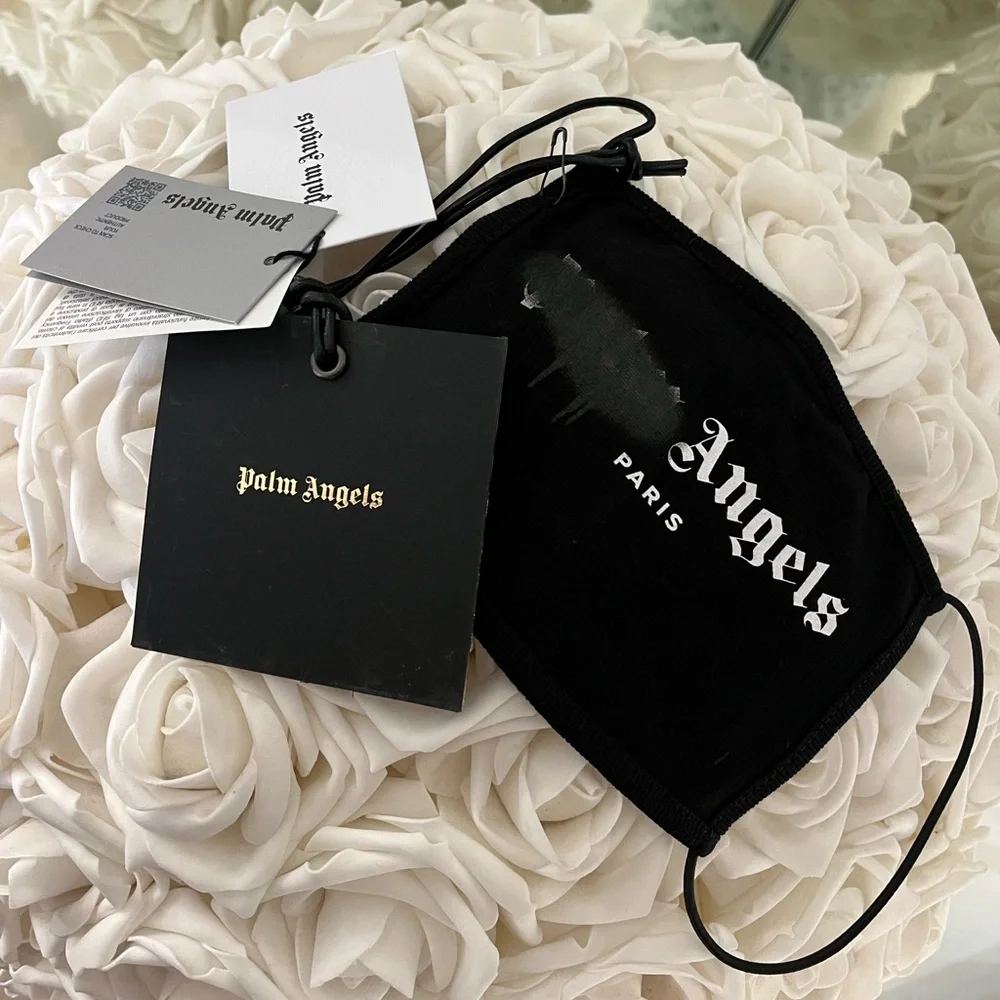 Palm Angels Paris unisex Black Face Mask